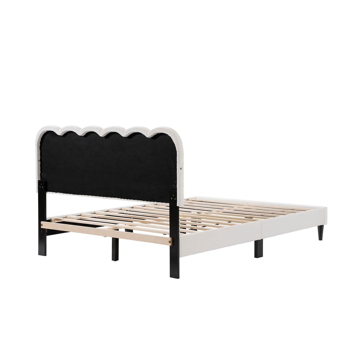 Lambswool Petal Headboard Bed Frame - The Sleep Loft - Online Mattress Showroom NYC