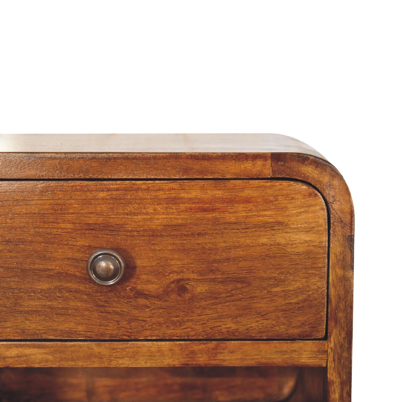 Curve Upper Slot Floating Nightstand - The Sleep Loft - Online Mattress Showroom NYC
