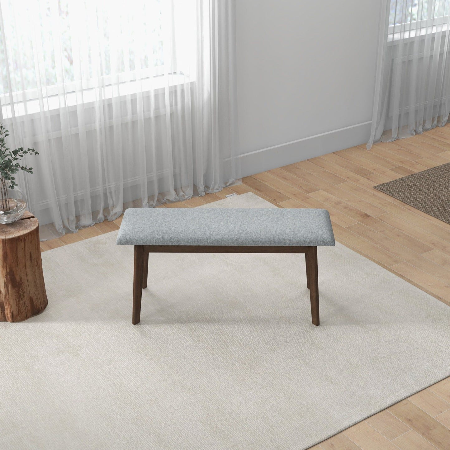 Carlos - Upholstered Bench - The Sleep Loft - Online Mattress Showroom NYC