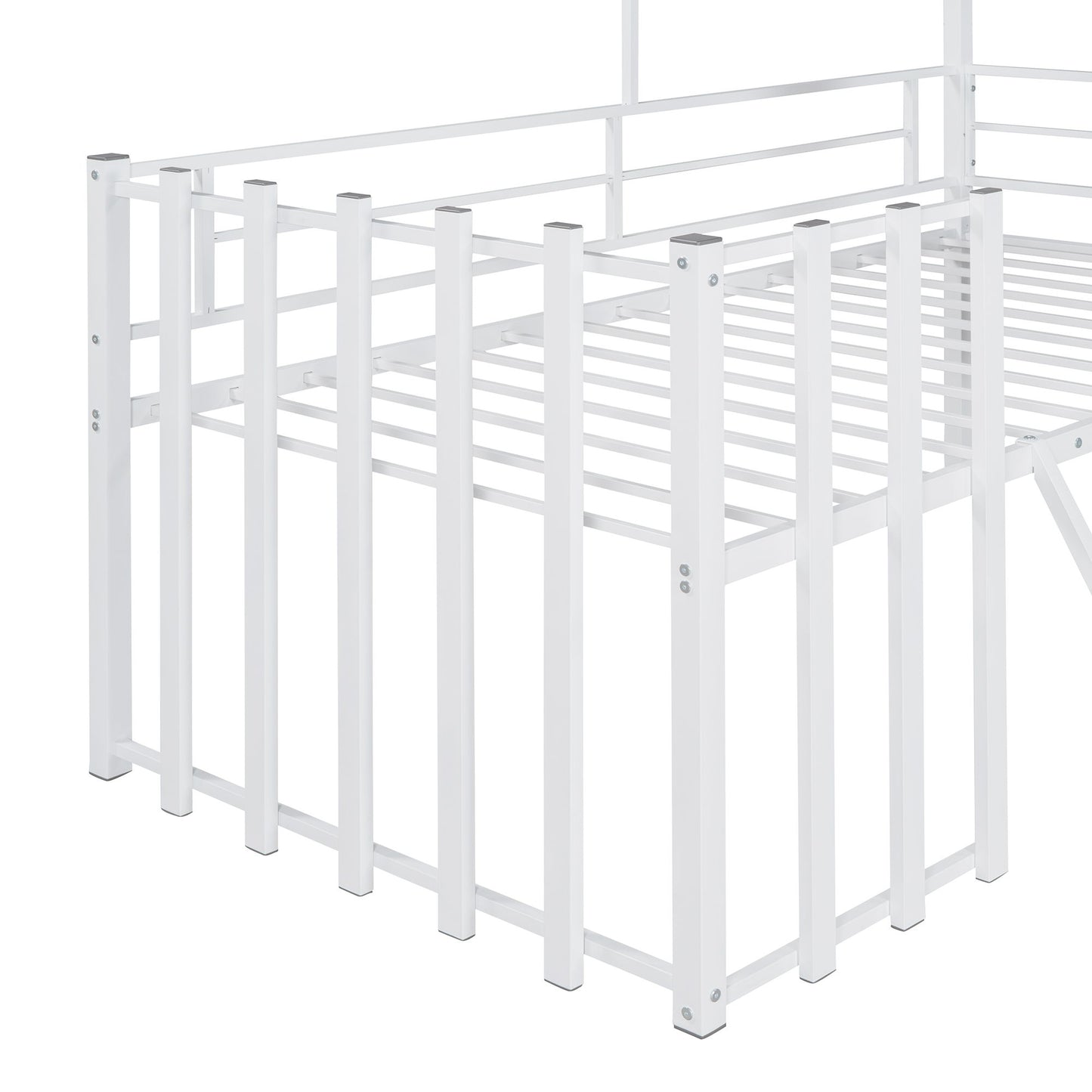 Loft Bed With Roof, Window, Guardrail, Ladder - The Sleep Loft - Online Mattress Showroom NYC