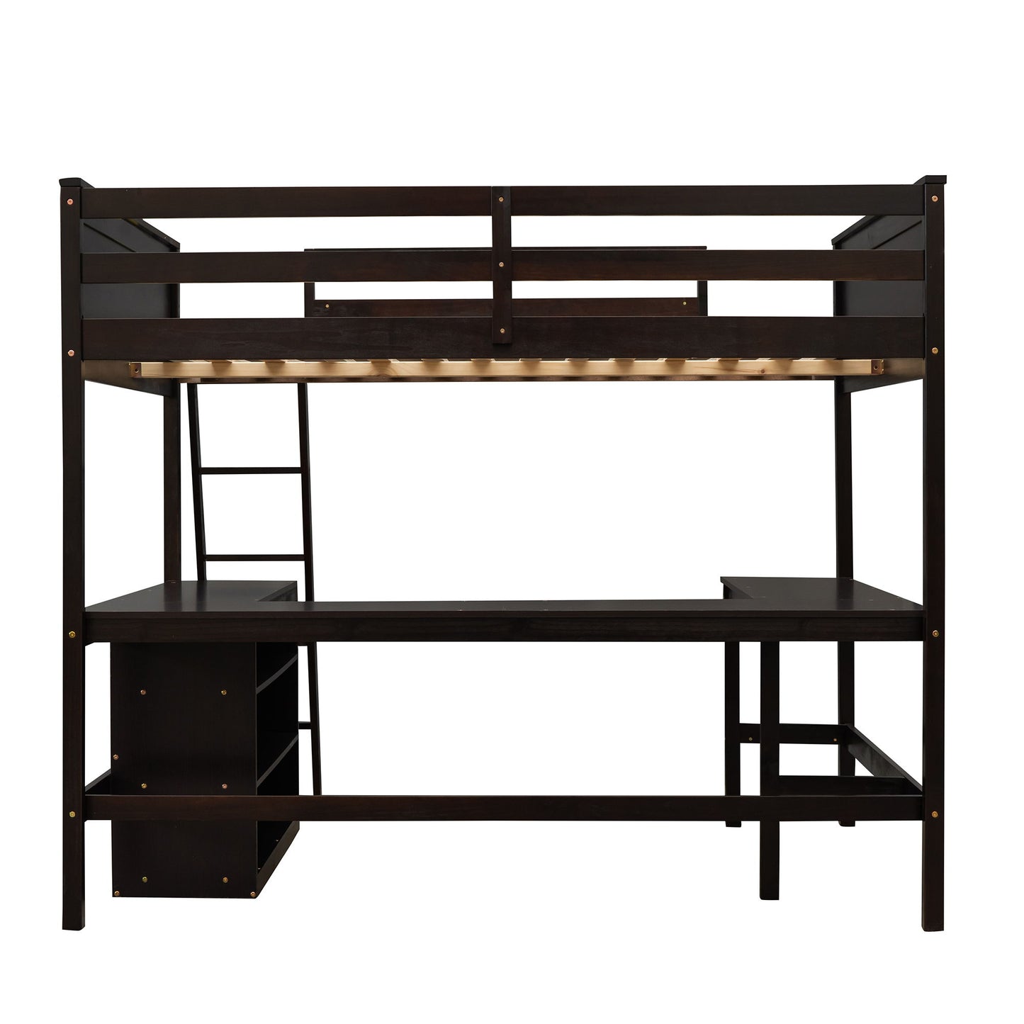 Loft Bed With Shelves With Desk - The Sleep Loft - Online Mattress Showroom NYC