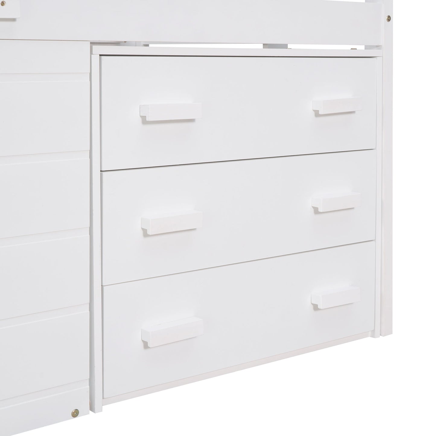 Loft Bed With Cabinet And Shelf - The Sleep Loft - Online Mattress Showroom NYC