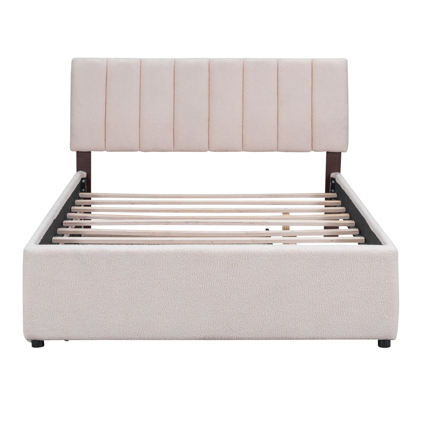 Upholstered Platform Bed With Trundle - The Sleep Loft - Online Mattress Showroom NYC