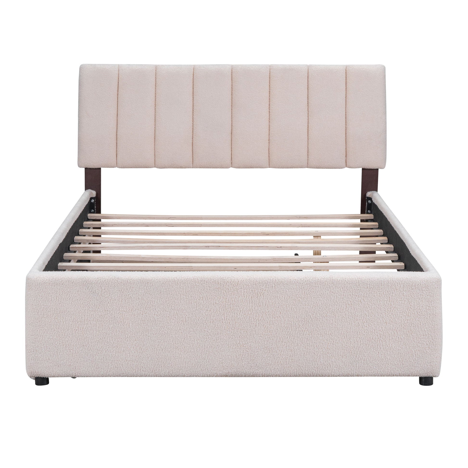 Upholstered Platform Bed With Trundle - The Sleep Loft - Online Mattress Showroom NYC