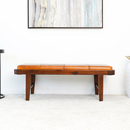 Maddox - Bench - Rustic / Tan - The Sleep Loft - Online Mattress Showroom NYC
