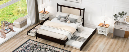 Platform Bed With 2 Big Drawers & Trundle - The Sleep Loft - Online Mattress Showroom NYC