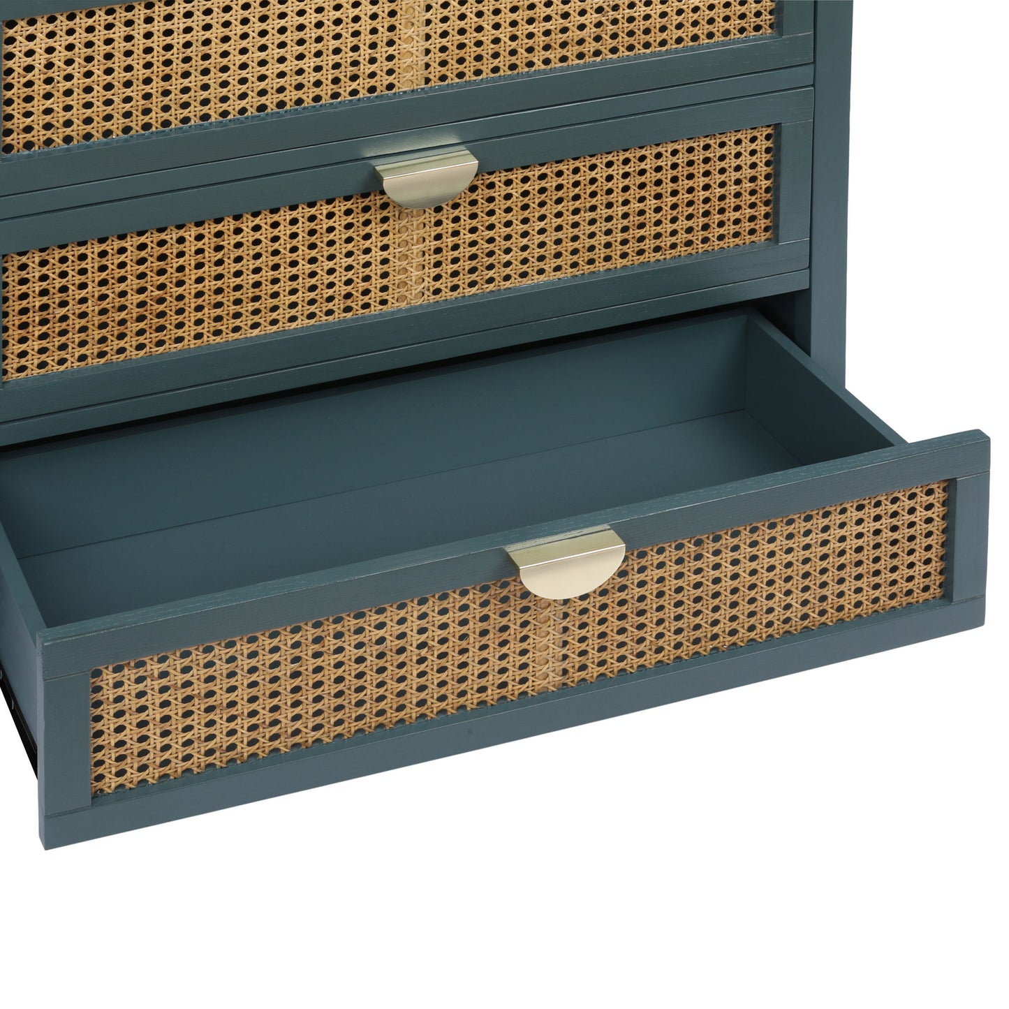 3 Drawer Cabinet, Natural Rattan, American Furniture - The Sleep Loft - Online Mattress Showroom NYC