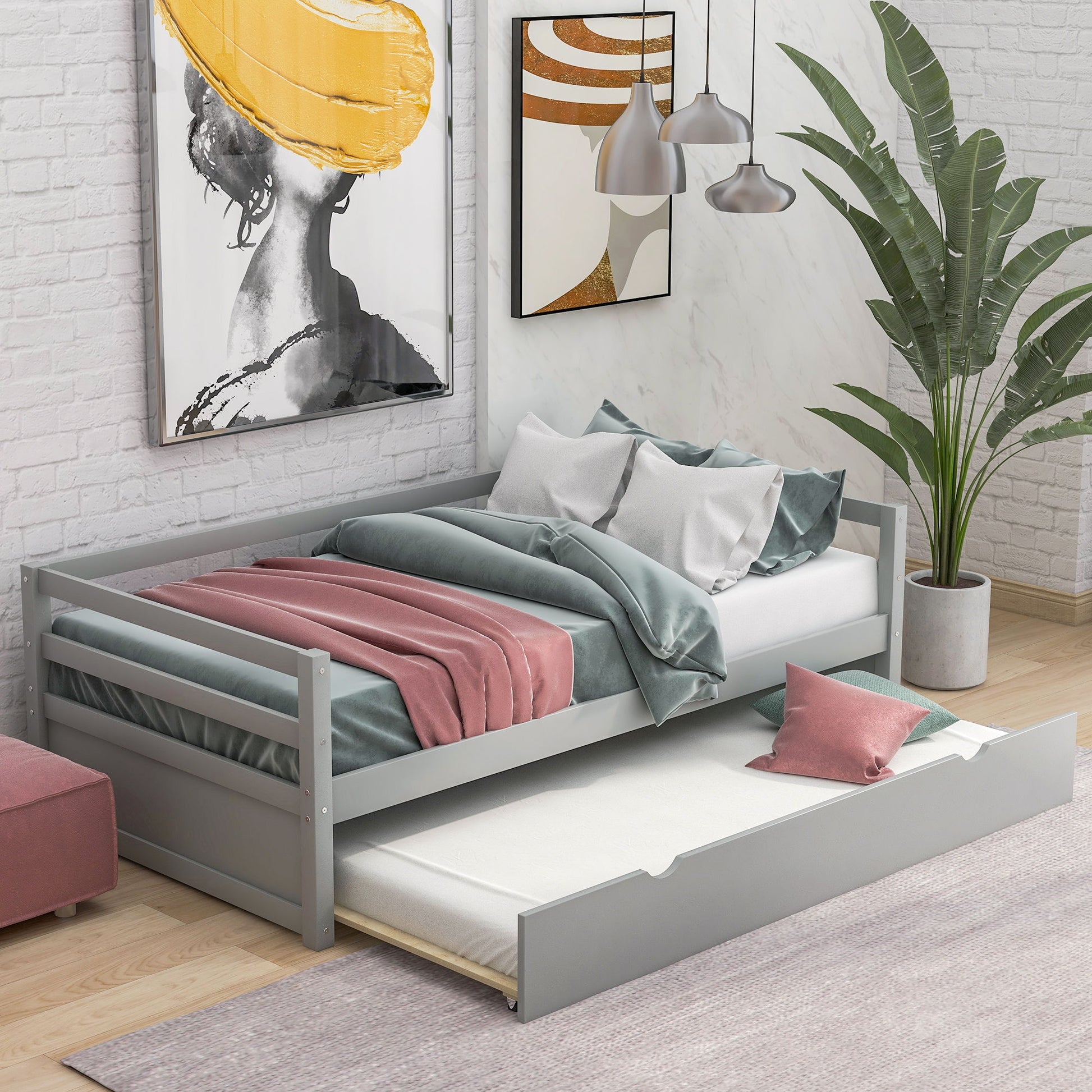 Twin Daybed With Trundle Frame Set - The Sleep Loft - Online Mattress Showroom NYC