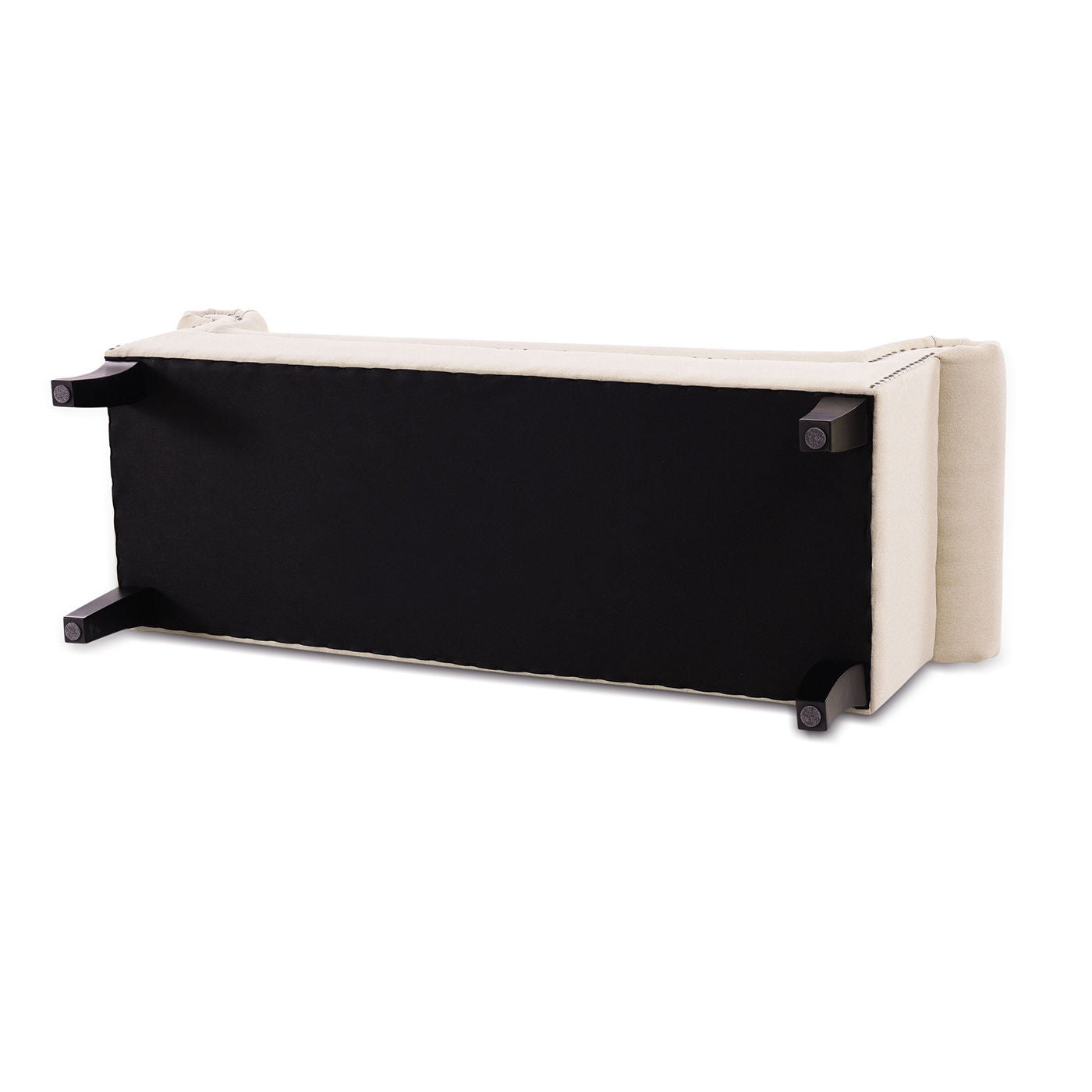 Kathy - Roll Arm Entryway Accent Bench - Sky Neutral Beige - The Sleep Loft - Online Mattress Showroom NYC