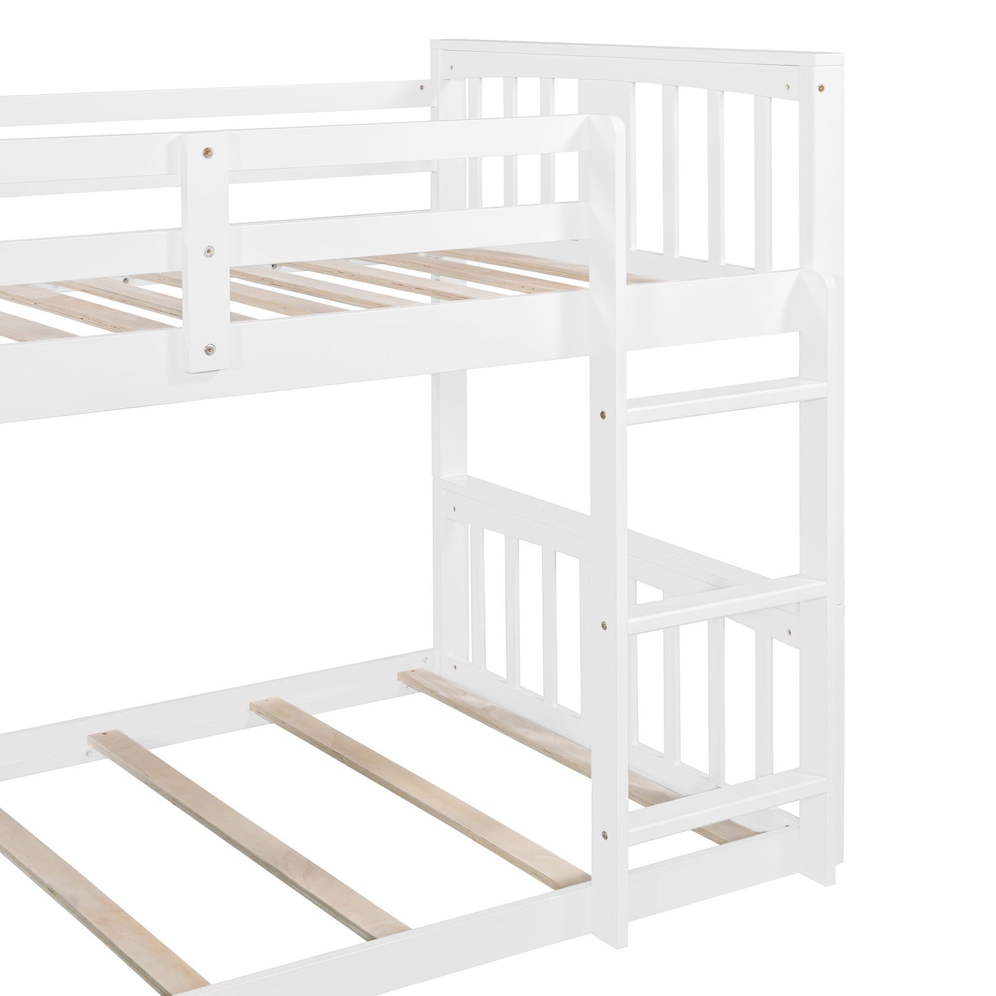 Bunk Bed With Convertible Ladder And Slide - The Sleep Loft - Online Mattress Showroom NYC