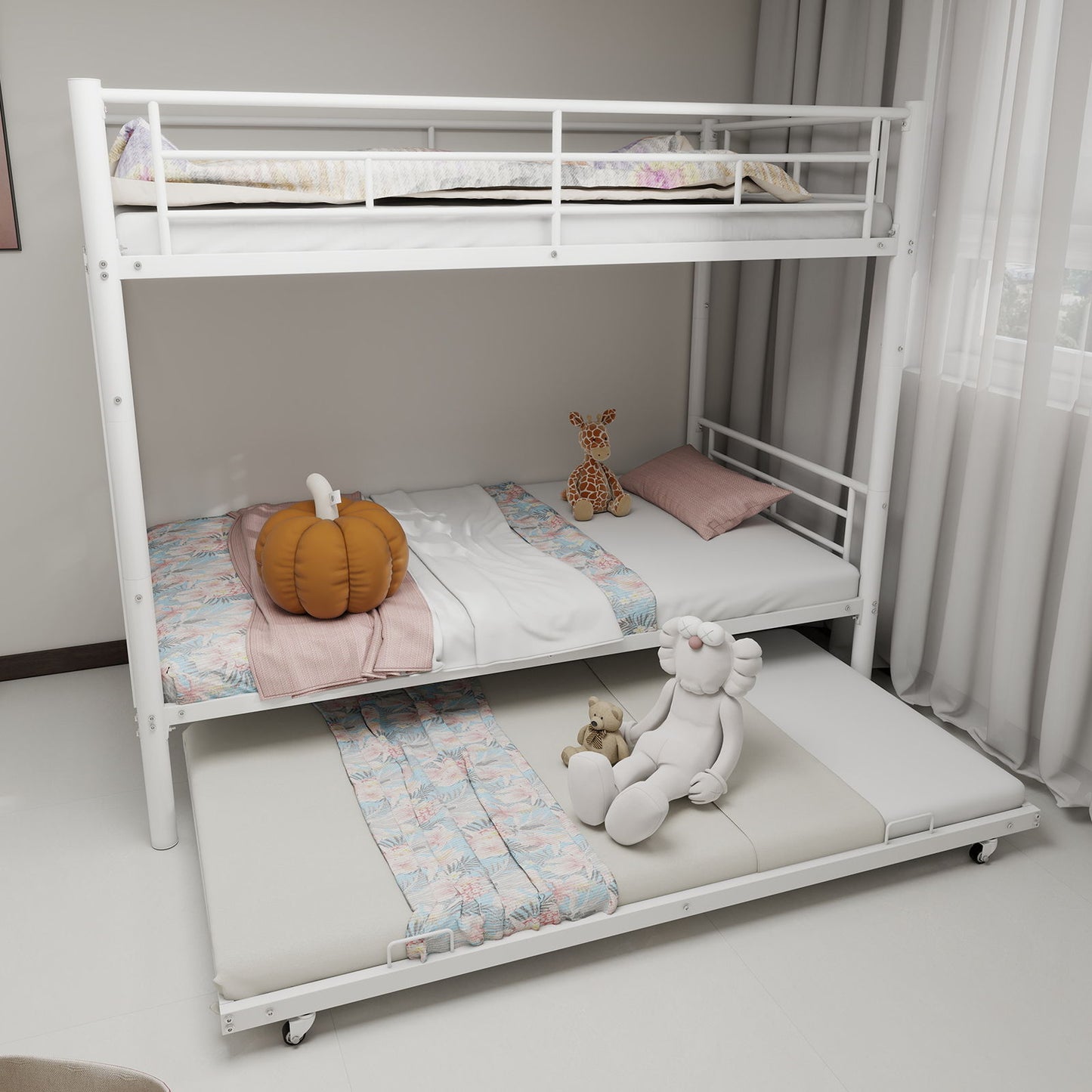 Bunk Bed For Kids, Convertible Frame With Ladders & Guardrail - The Sleep Loft - Online Mattress Showroom NYC