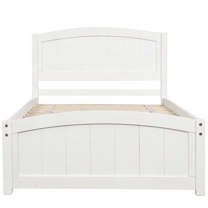 Platform Bed & Headboard, Footboard And Wood Slat Support - The Sleep Loft - Online Mattress Showroom NYC