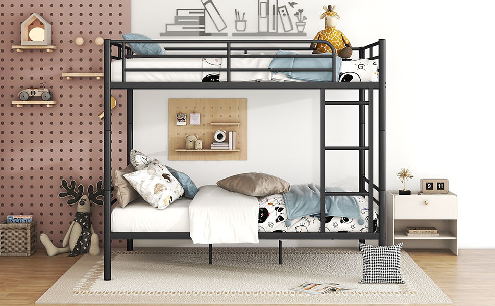 Steel Construction Bunk Bed - The Sleep Loft - Online Mattress Showroom NYC