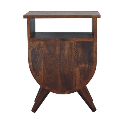 Split - Bedside Table - Chestnut - The Sleep Loft - Online Mattress Showroom NYC