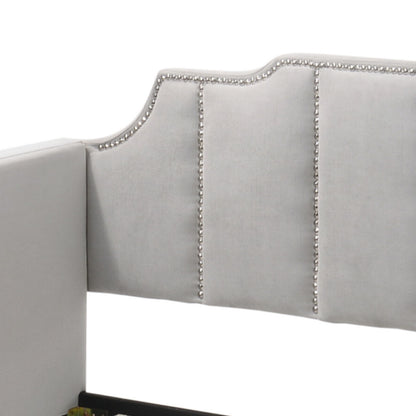 Peridot - Twin Daybed With Trundle - Dove Gray - The Sleep Loft - Online Mattress Showroom NYC