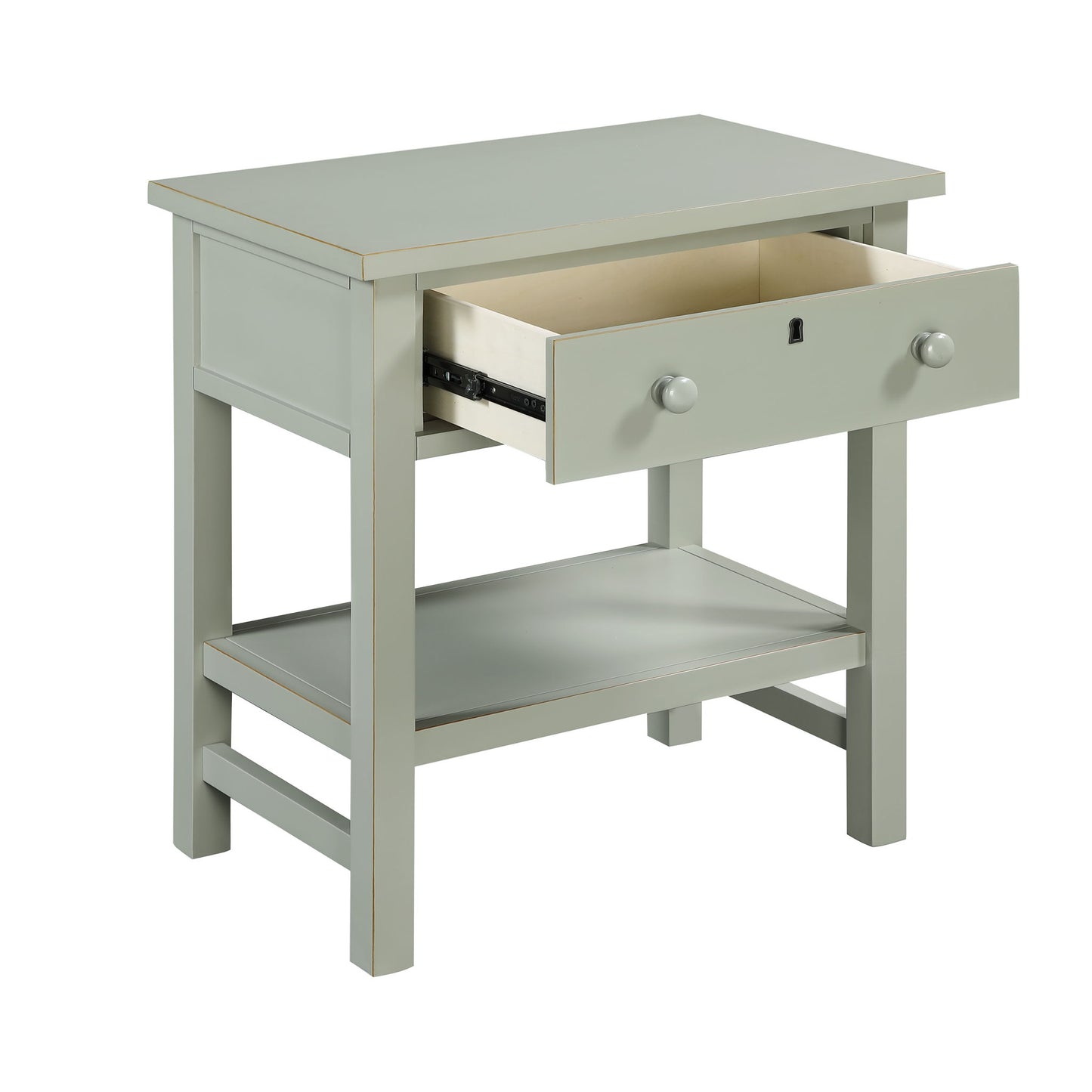 Finley - 1 Drawer Storage Nightstand - The Sleep Loft - Online Mattress Showroom NYC