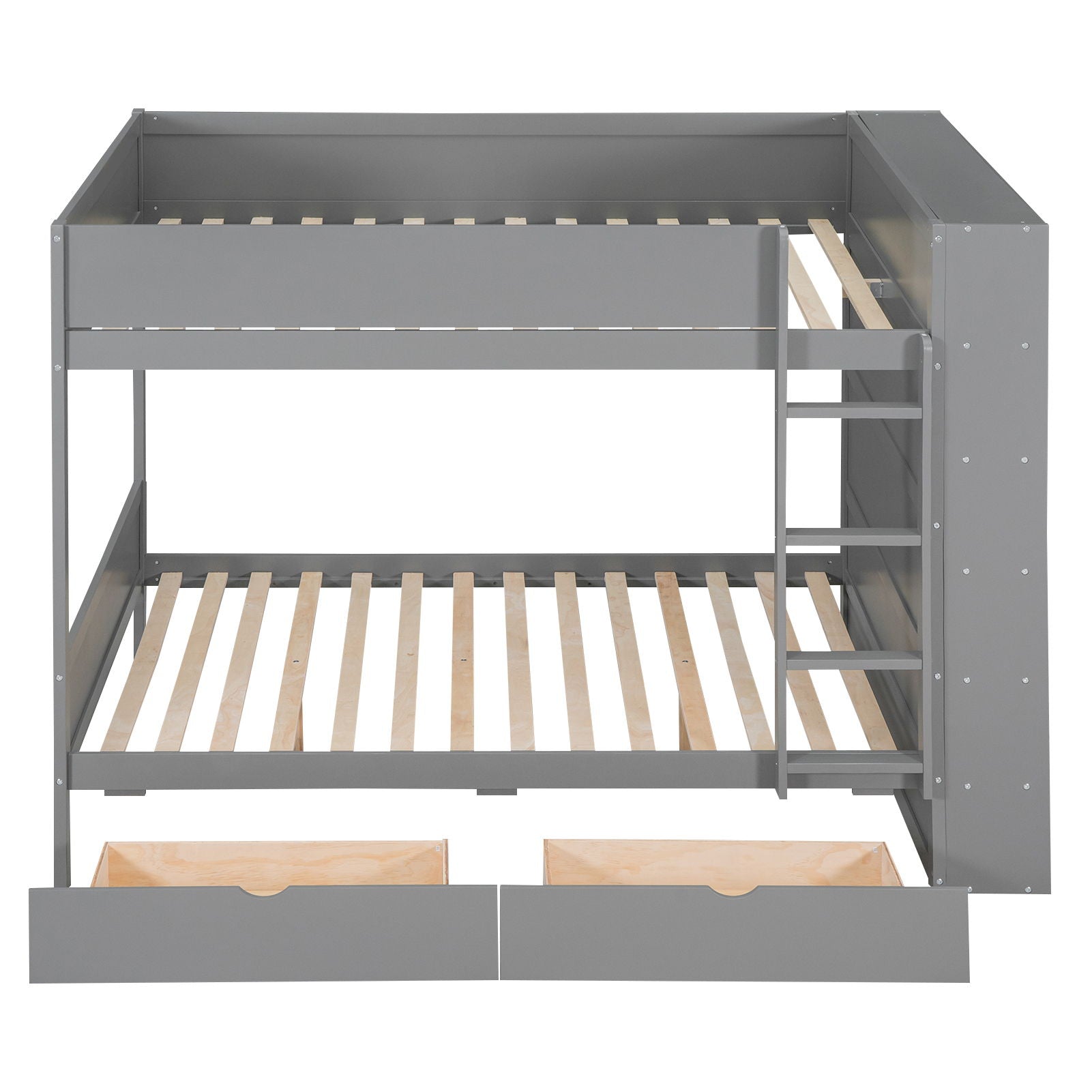 Bunk Bed With 2 Drawers And Multi Layer Cabinet - The Sleep Loft - Online Mattress Showroom NYC