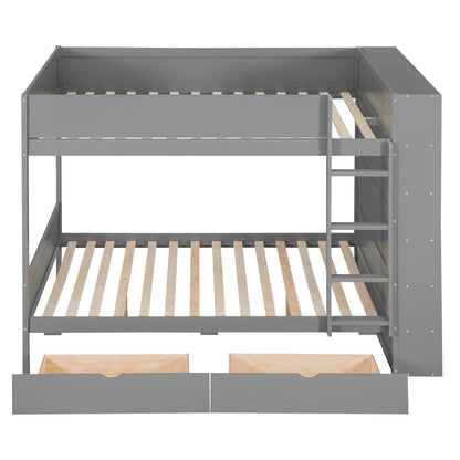 Bunk Bed With 2 Drawers And Multi Layer Cabinet - The Sleep Loft - Online Mattress Showroom NYC