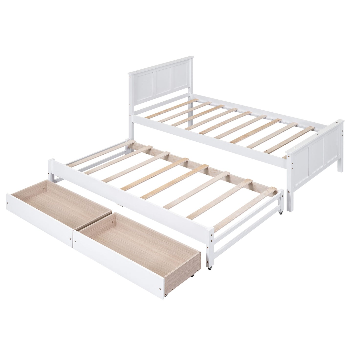 Platform Bed With Trundle And Drawers - The Sleep Loft - Online Mattress Showroom NYC