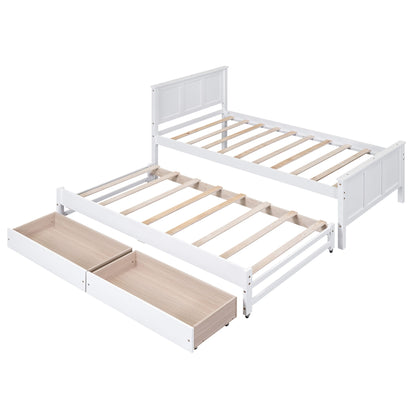 Platform Bed With Trundle And Drawers - The Sleep Loft - Online Mattress Showroom NYC