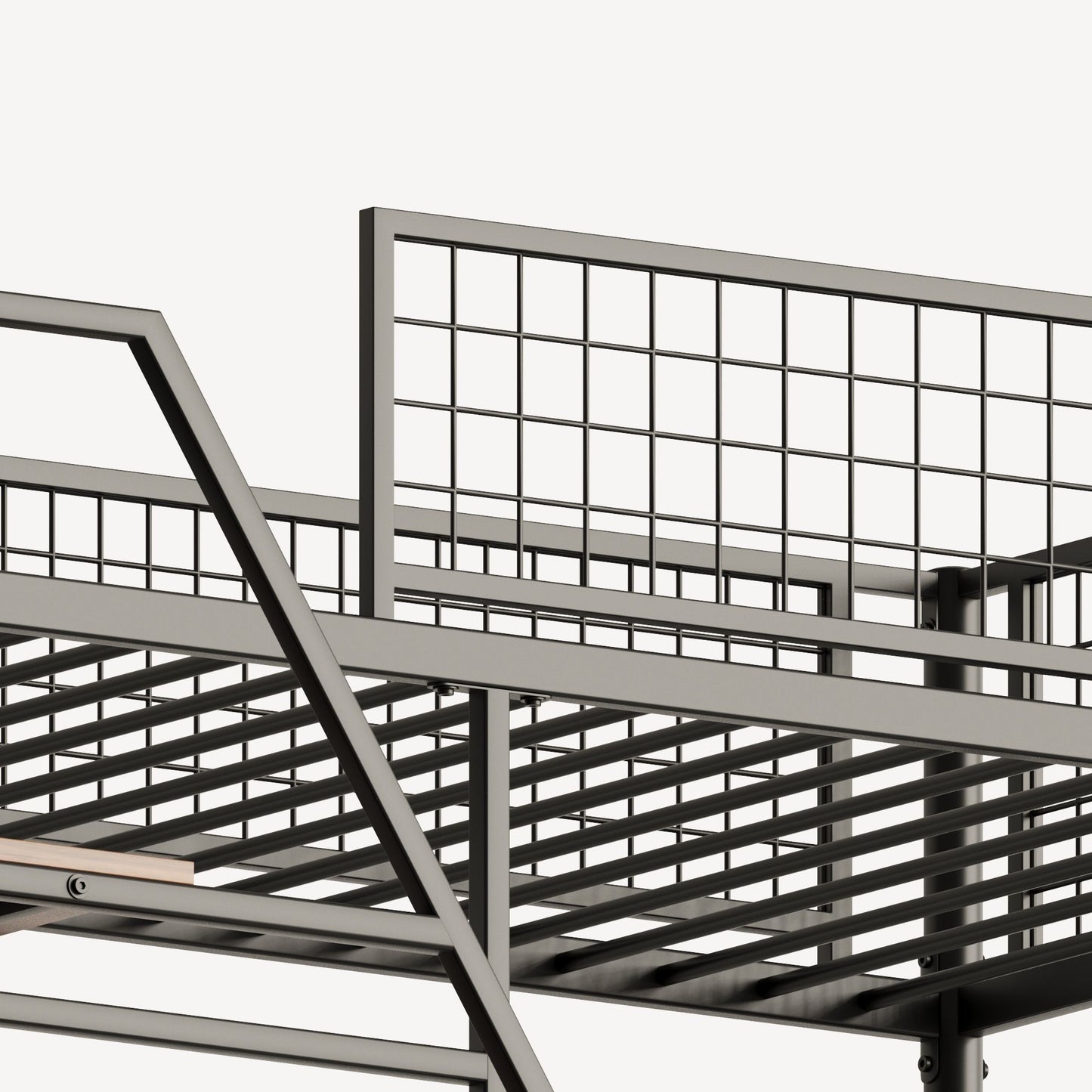 Metal Loft Bed With Built - In Charging Station And LED Light - The Sleep Loft - Online Mattress Showroom NYC
