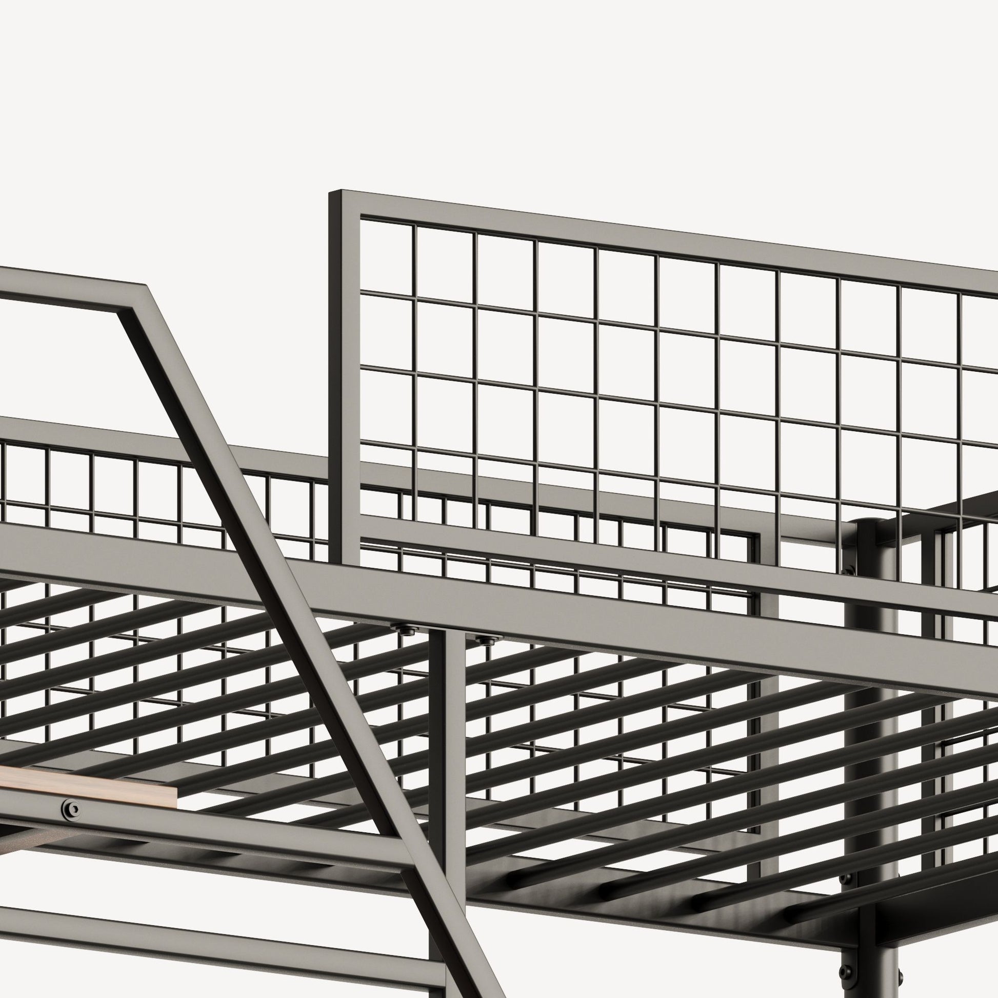Metal Loft Bed With Built - In Charging Station And LED Light - The Sleep Loft - Online Mattress Showroom NYC
