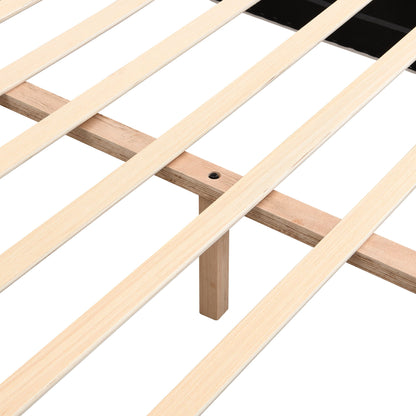 Queen Size Elegant Terry Upholstered Bed - White - The Sleep Loft - Online Mattress Showroom NYC