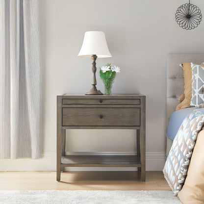 Sunveil - 1 Drawer Nightstand - The Sleep Loft - Online Mattress Showroom NYC