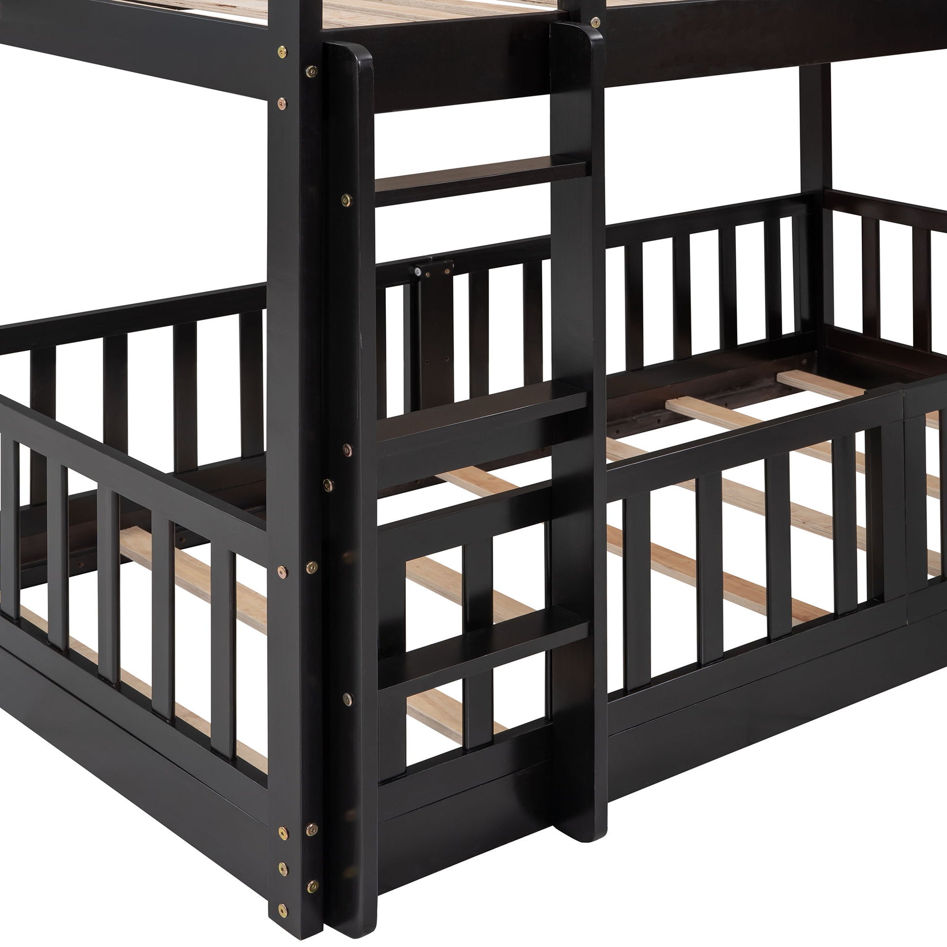 Bunk Bed With Convertible Ladder And Slide - The Sleep Loft - Online Mattress Showroom NYC