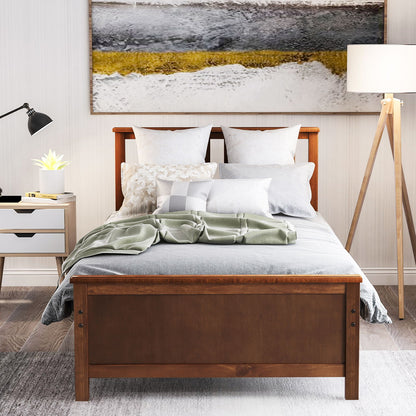 Platform Bed With Headboard, Footboard And Wood Slat Support - The Sleep Loft - Online Mattress Showroom NYC