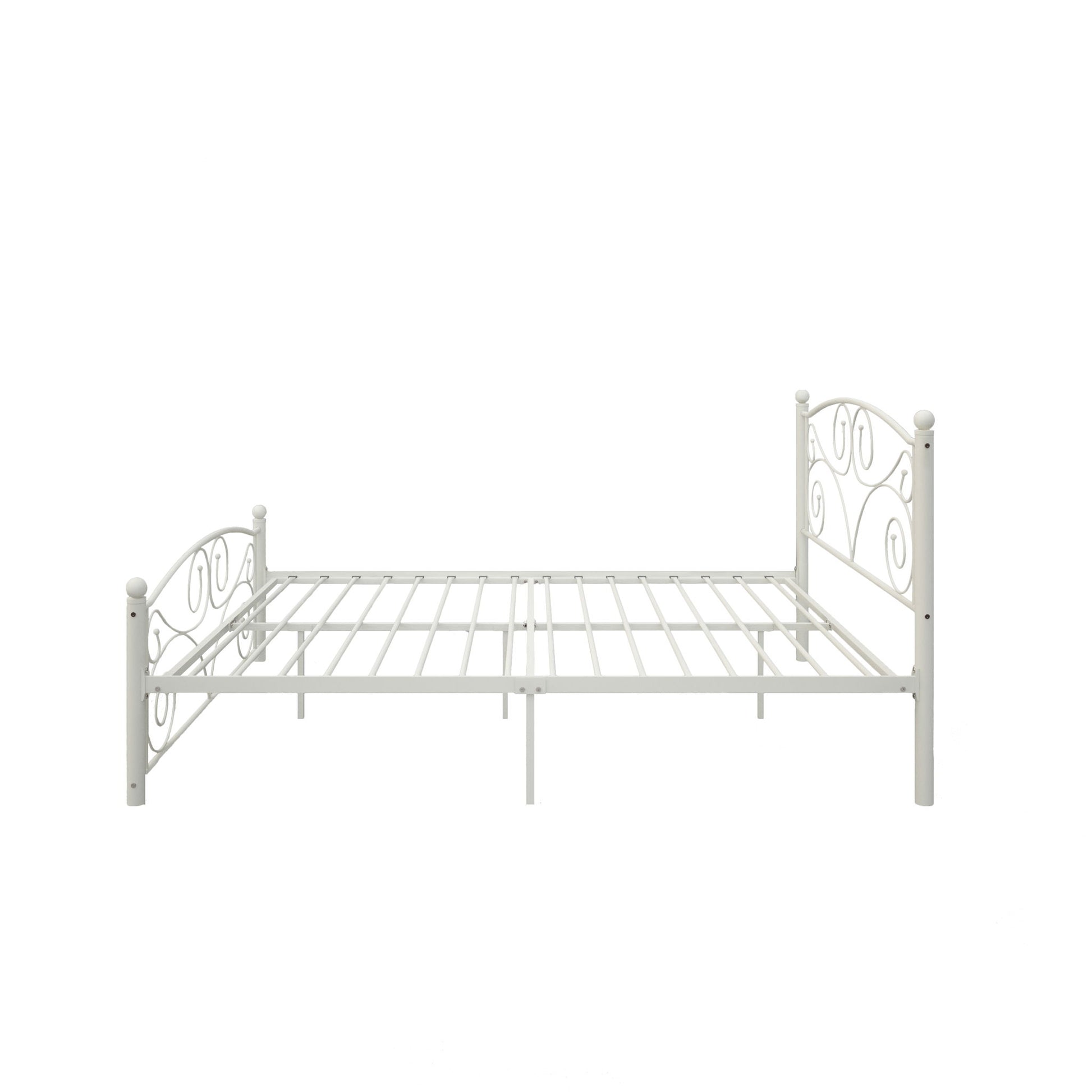 Full With Metal Frame Bed - White - The Sleep Loft - Online Mattress Showroom NYC