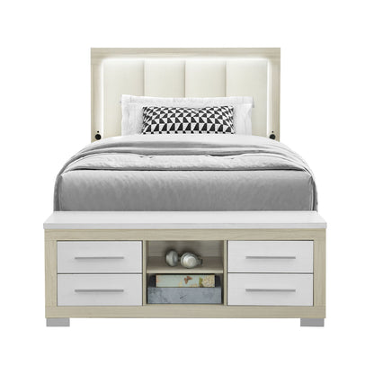 Emilia - Bed With Storage And LED Lighting - The Sleep Loft - Online Mattress Showroom NYC