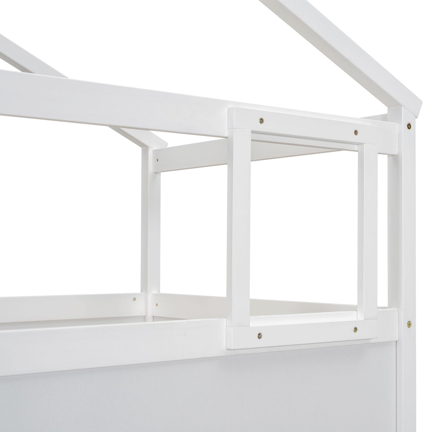 House Style Bunk Bed With Storage Staircase And board - The Sleep Loft - Online Mattress Showroom NYC