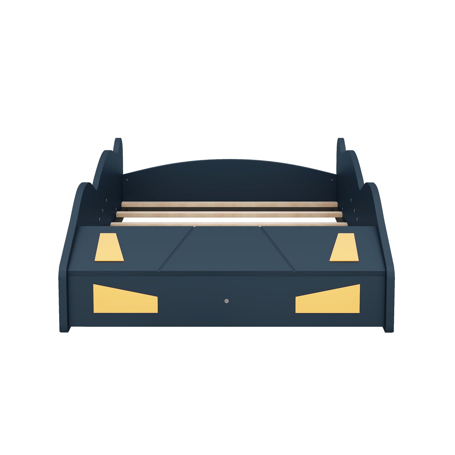 Race Car Shaped Platform Bed With Wheels And Storage - The Sleep Loft - Online Mattress Showroom NYC