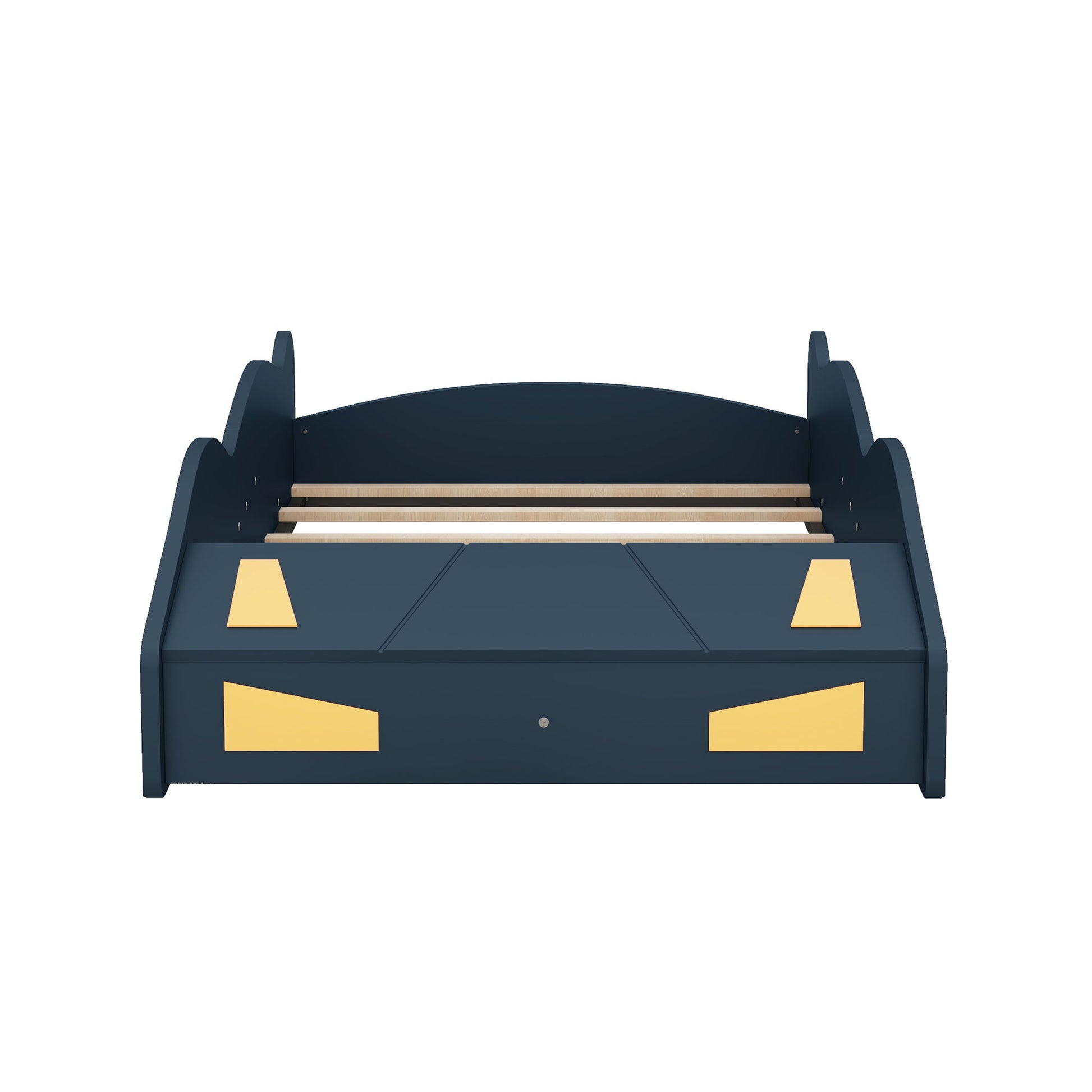 Race Car Shaped Platform Bed With Wheels And Storage - The Sleep Loft - Online Mattress Showroom NYC