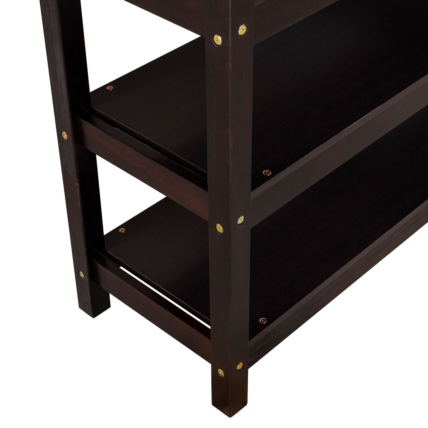 Loft Bed With Storage Shelves And Under Bed Desk - The Sleep Loft - Online Mattress Showroom NYC