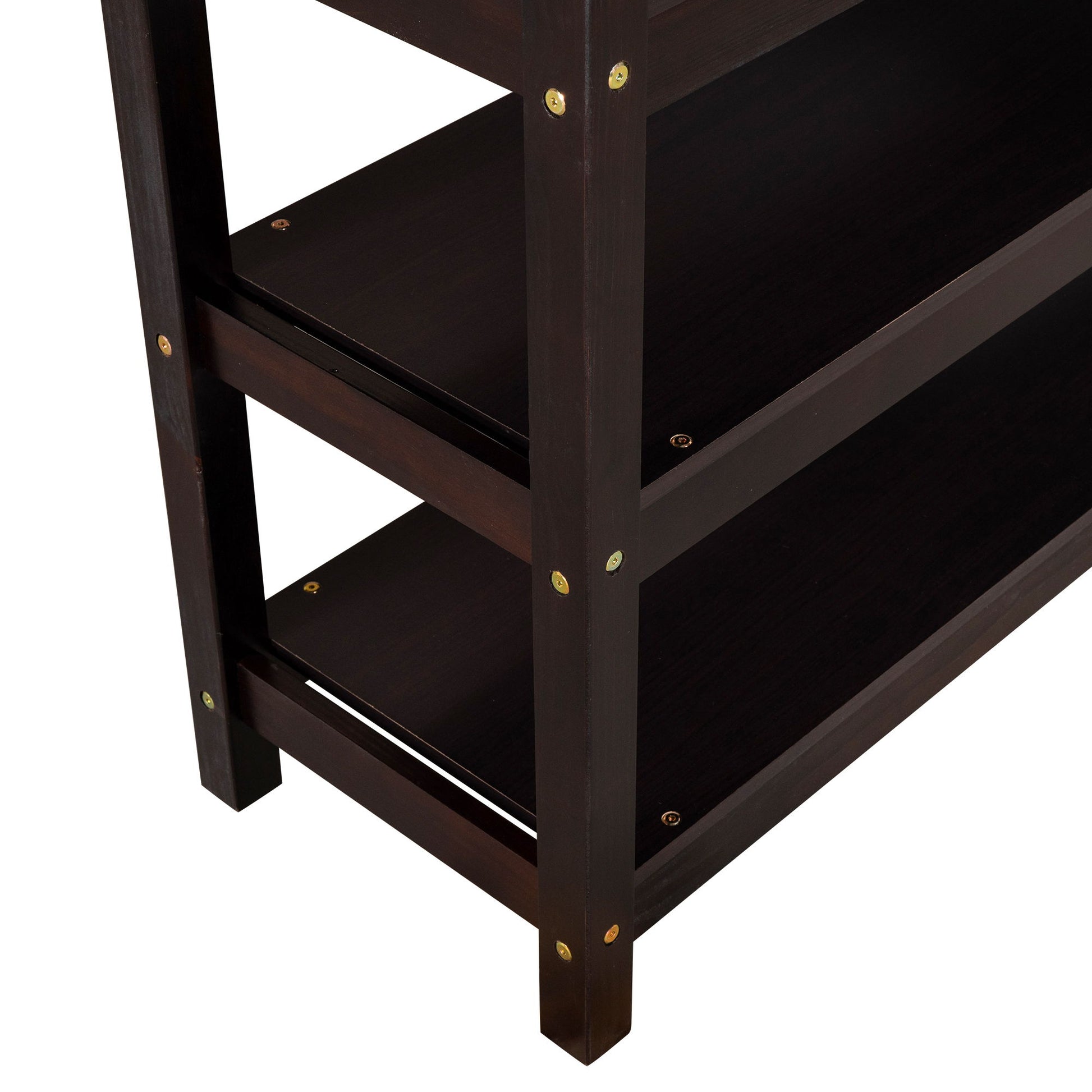 Loft Bed With Storage Shelves And Under Bed Desk - The Sleep Loft - Online Mattress Showroom NYC
