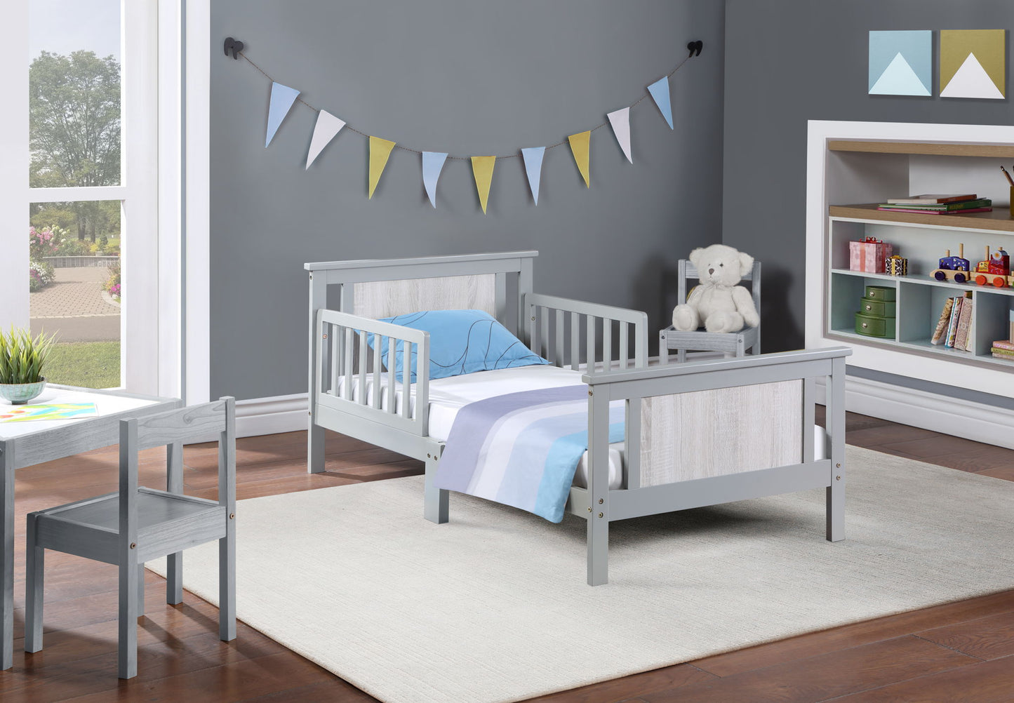 Connelly - Reversible Panel Toddler Bed - The Sleep Loft - Online Mattress Showroom NYC