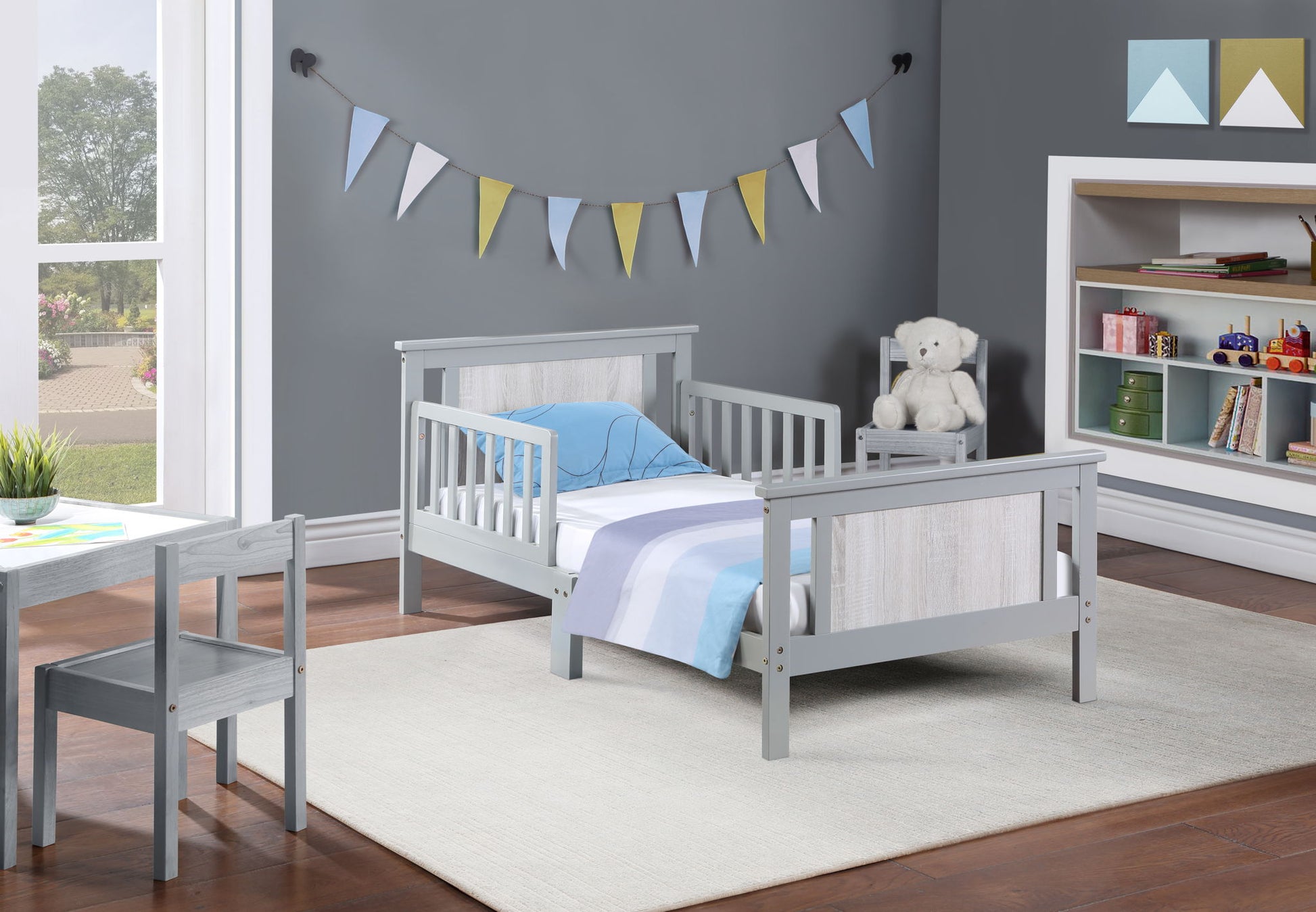Connelly - Reversible Panel Toddler Bed - The Sleep Loft - Online Mattress Showroom NYC