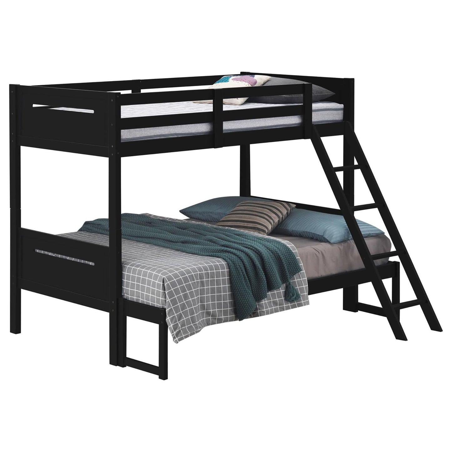 Bunk Bed With Built In Ladder, Safety Guardrails And Angled Access Step - The Sleep Loft - Online Mattress Showroom NYC