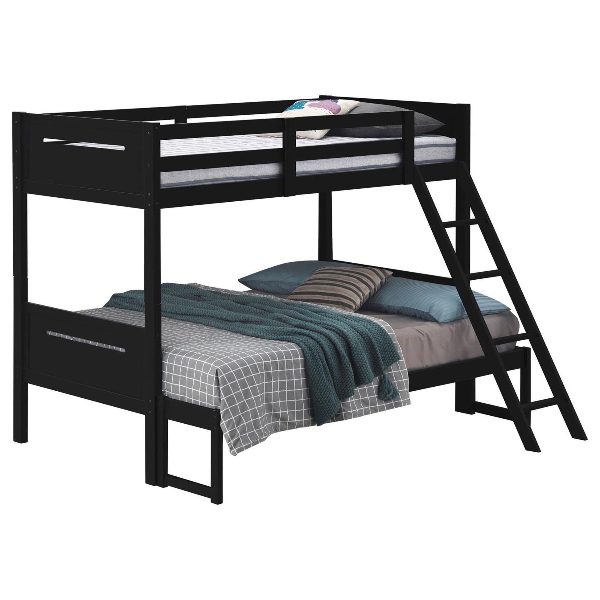 Bunk Bed With Built In Ladder, Safety Guardrails And Angled Access Step - The Sleep Loft - Online Mattress Showroom NYC