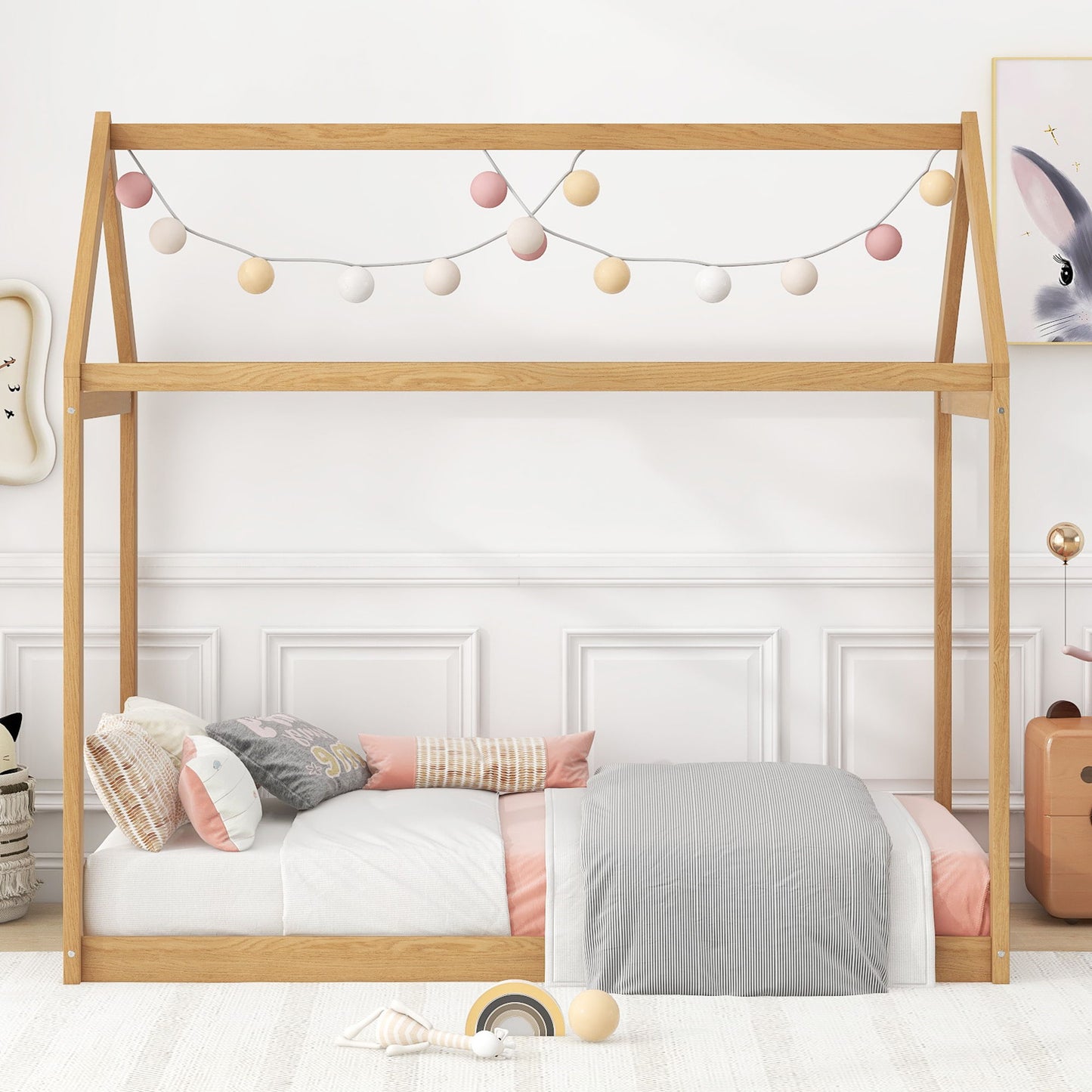 Wooden House Shaped Bed - The Sleep Loft - Online Mattress Showroom NYC