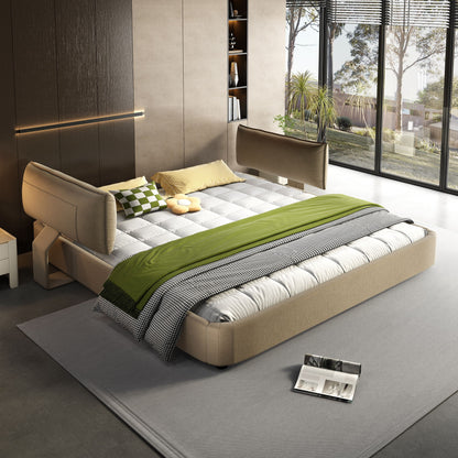 Cloud Bed Frame With Oversized Padded Movable Headboard - The Sleep Loft - Online Mattress Showroom NYC