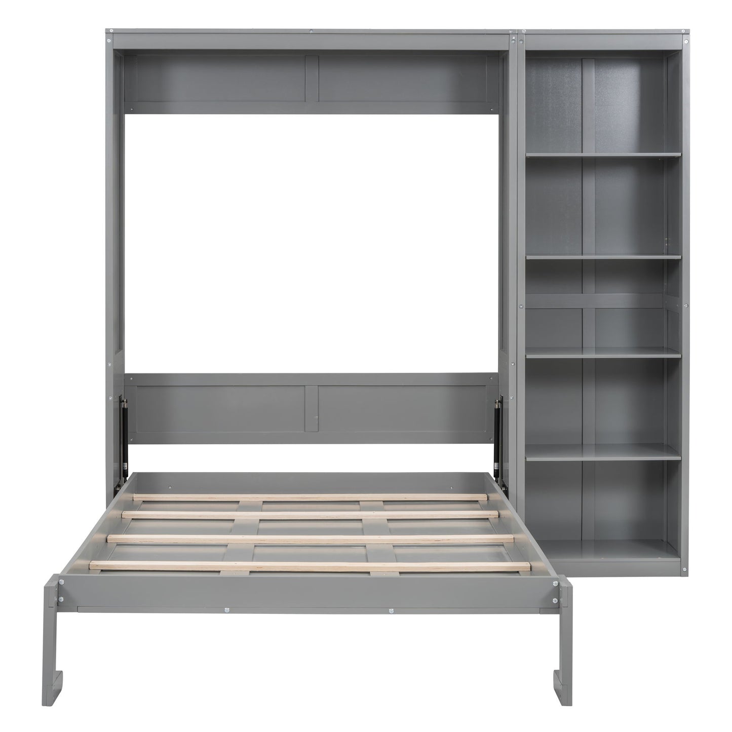 Murphy Wall Bed With Shelves - The Sleep Loft - Online Mattress Showroom NYC