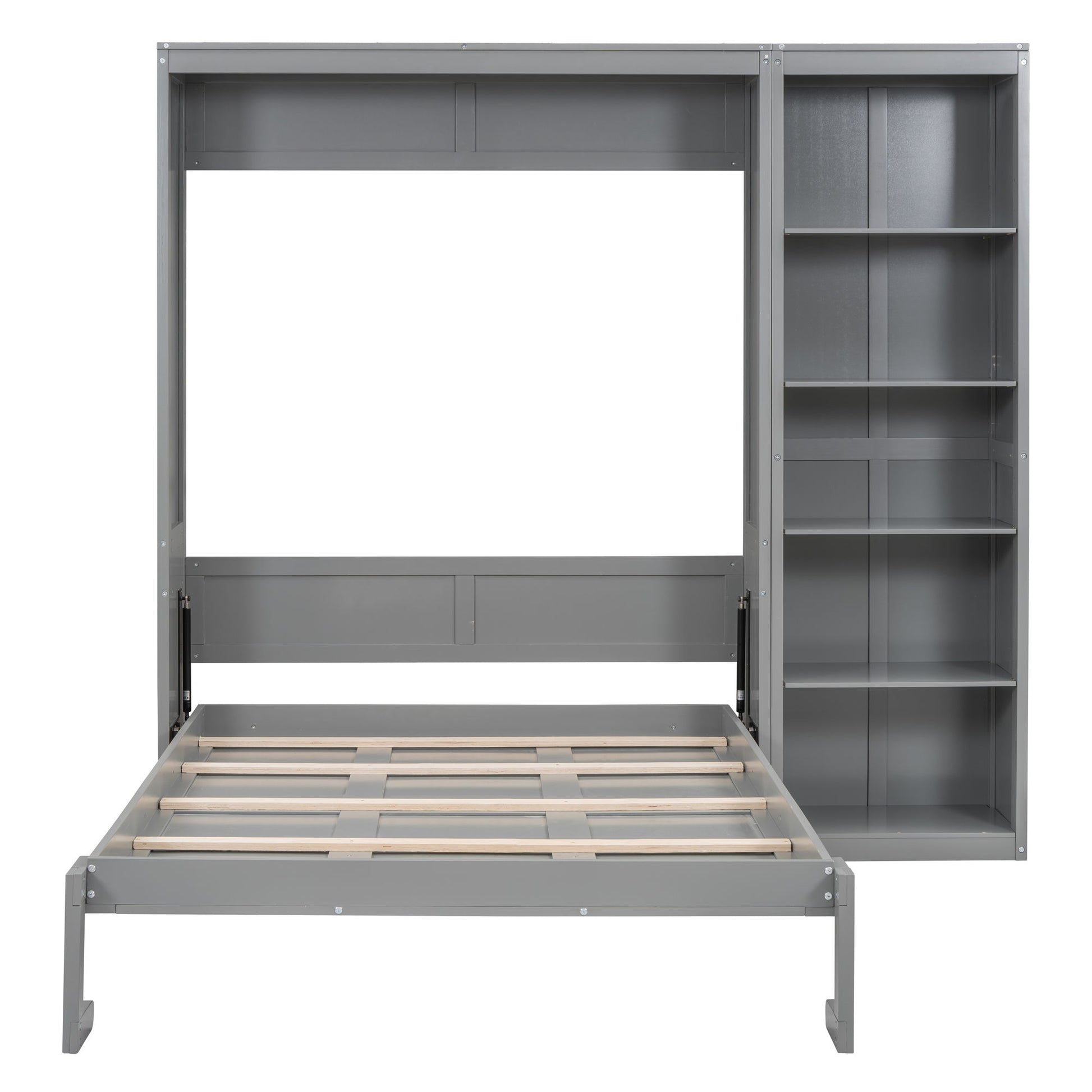 Murphy Wall Bed With Shelves - The Sleep Loft - Online Mattress Showroom NYC