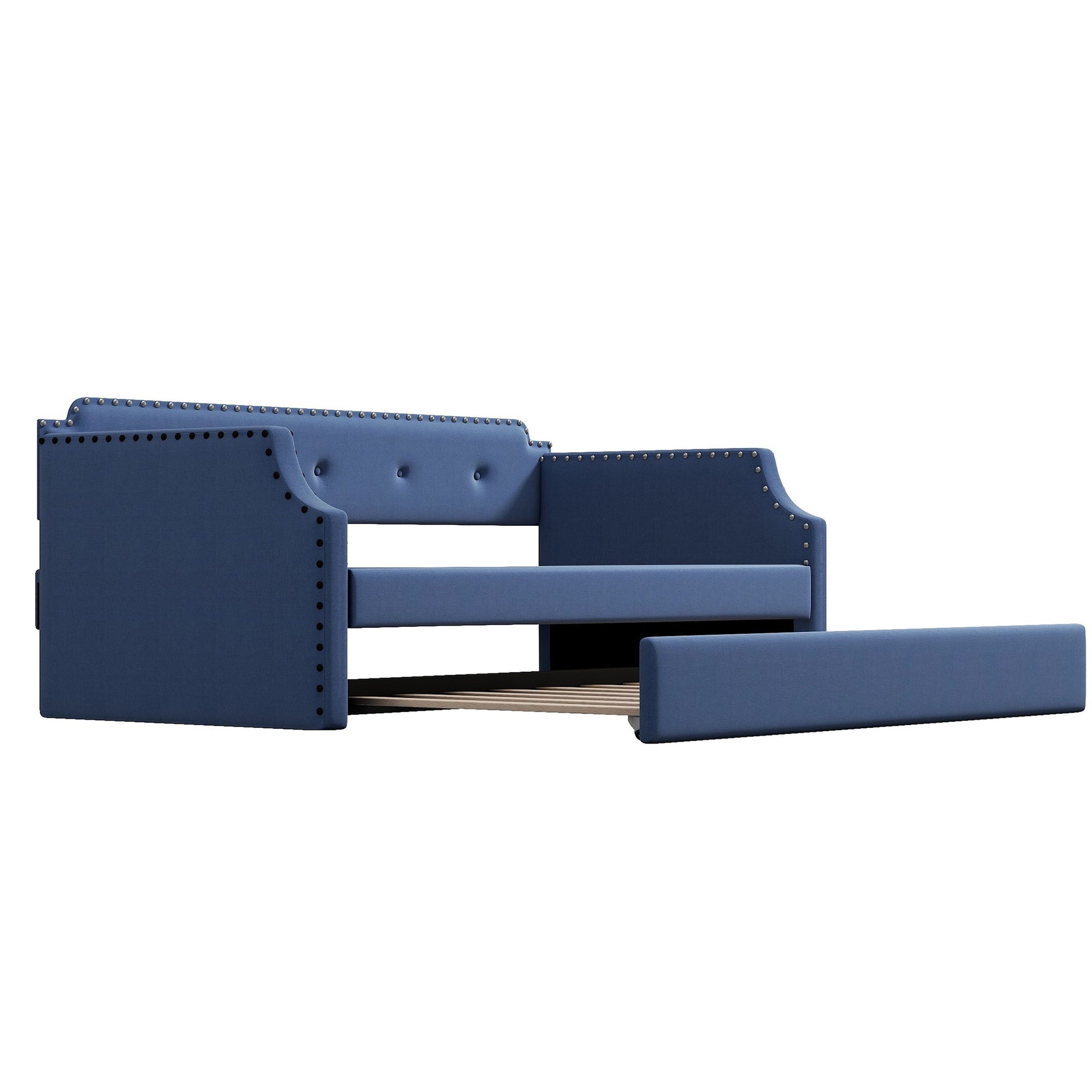 Upholstered Daybed With Trundle - The Sleep Loft - Online Mattress Showroom NYC