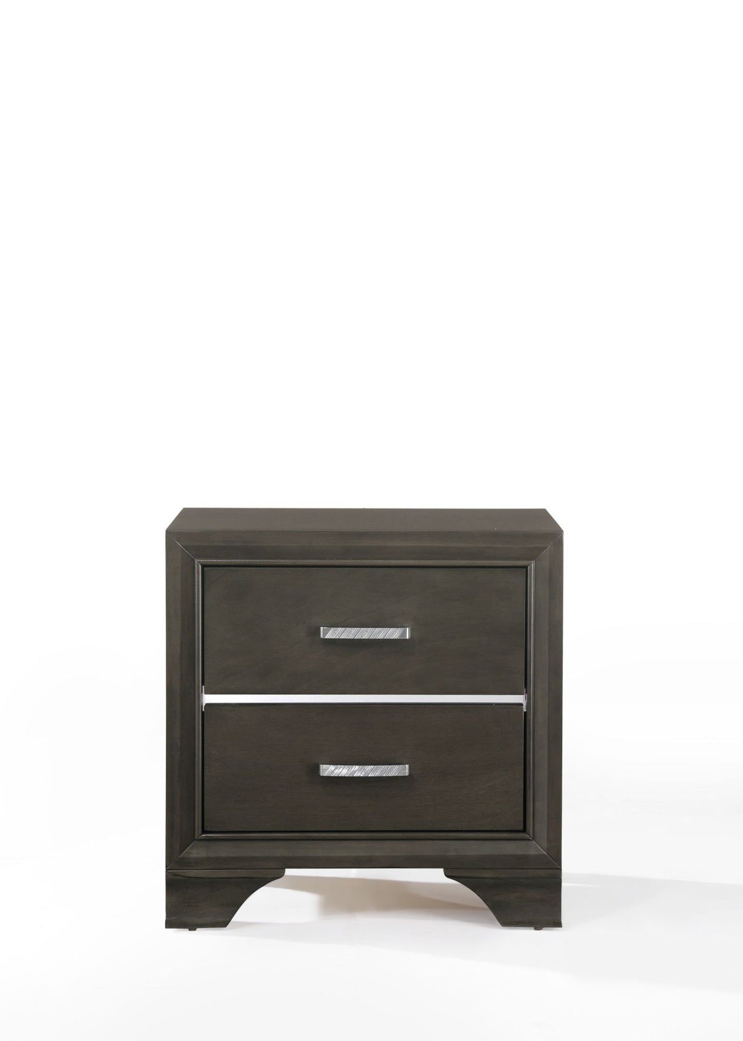 Carine II - Nightstand - Gray - The Sleep Loft - Online Mattress Showroom NYC