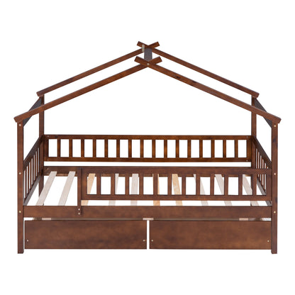 House Bed With 2 Drawers - The Sleep Loft - Online Mattress Showroom NYC