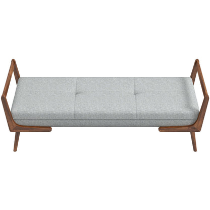Cora - Bench - Gray - The Sleep Loft - Online Mattress Showroom NYC