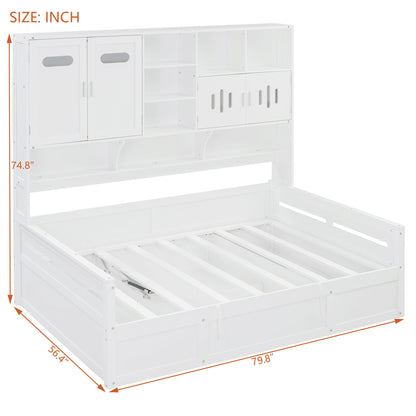 Daybed With All-In-One Cabinet And Shelf - The Sleep Loft - Online Mattress Showroom NYC